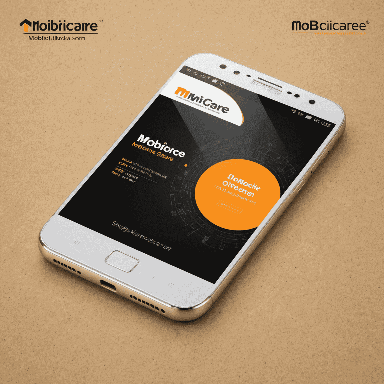 شعار mobicaree_com - حلول واجهة الهاتف المحمول في الإمارات