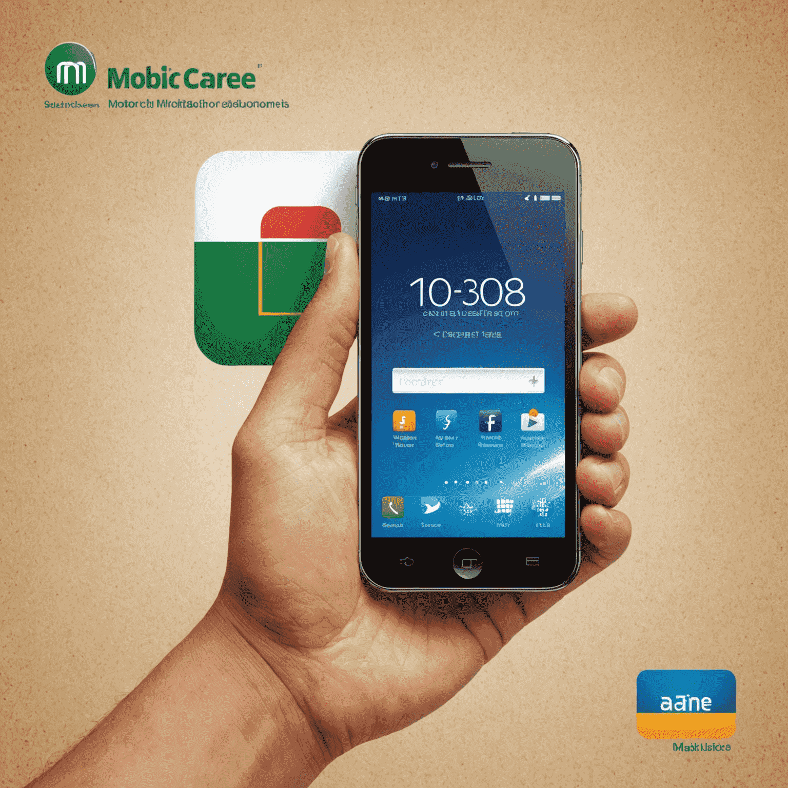 شعار mobicaree_com - حلول واجهة الهاتف المحمول في الإمارات